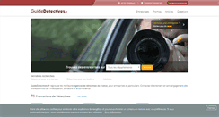 Desktop Screenshot of guidedetectives.fr